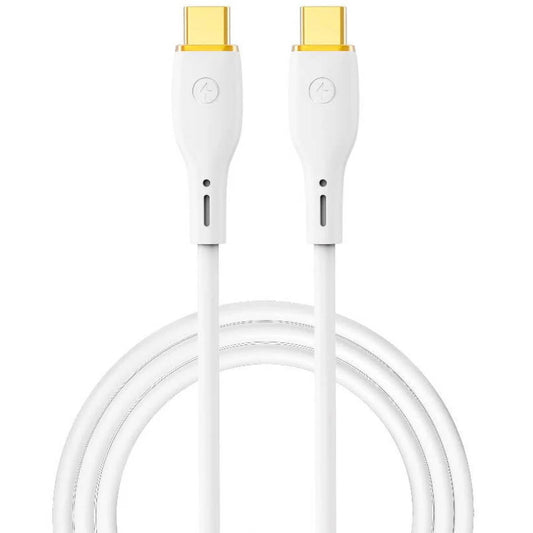 WIWU Vigor Ultra Fast 100W Type-C To Type-C (USB-C to USB-C) Charging Cable 1.2m - White