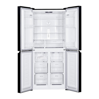 SHARP 4 Doors Refrigerator 560 Liter Glass Black (SJ-FH560-BK3)
