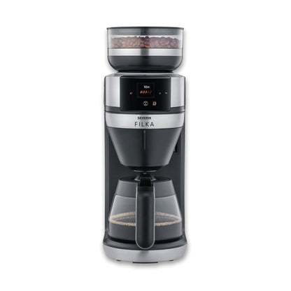 SEVERIN Filka 2.0, fully automatic machine for filter coffee, 5-in-1 filter coffee machine with LED display
