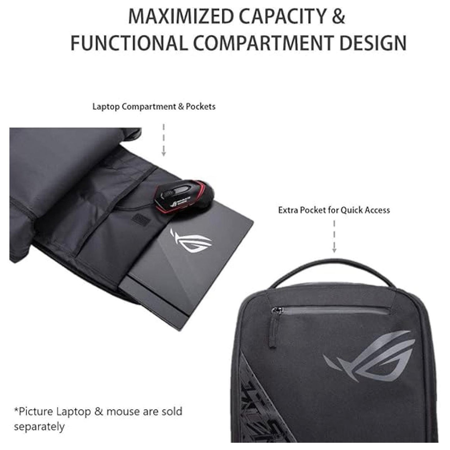 Asus ROG 15.6 inch Laptop Gaming Backpack (BP1501)