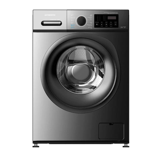 Skyworth 7KG Front Load Washing Machine - A+++, 12 Programs, Grey (F70233AB)