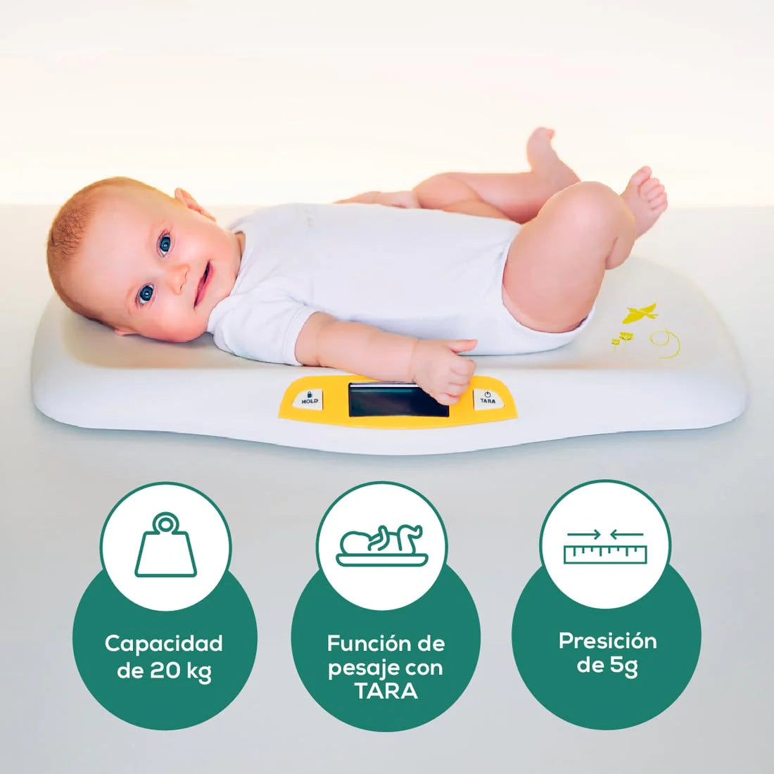 Beurer BY 80 Baby Scale Accurate & Comfortable Baby Weighing