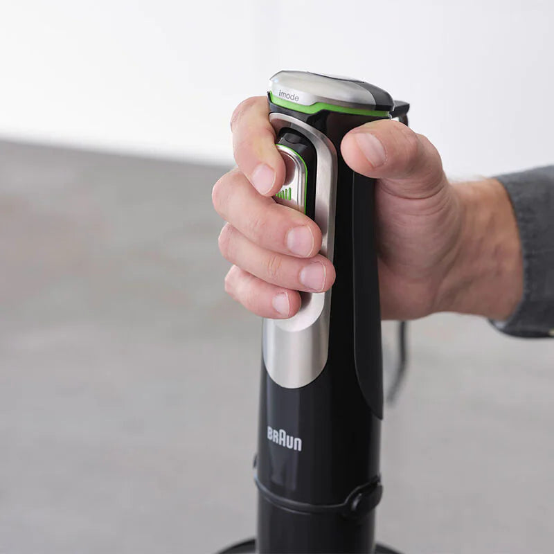 Braun MultiQuick 9 Multifunction Hand Blender, 2 Liter, 1200 Watt, Silver Black - MQ 9187XLI( International Warranty )