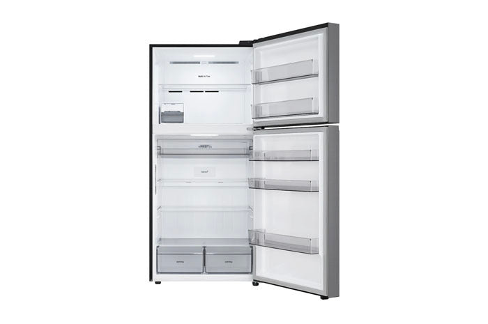 Top Freezer Refrigerator 656 L Gross Capacity, Inverter Linear Compressor, Door Cooling+™, Hygiene Fresh , Platinum Silver Color