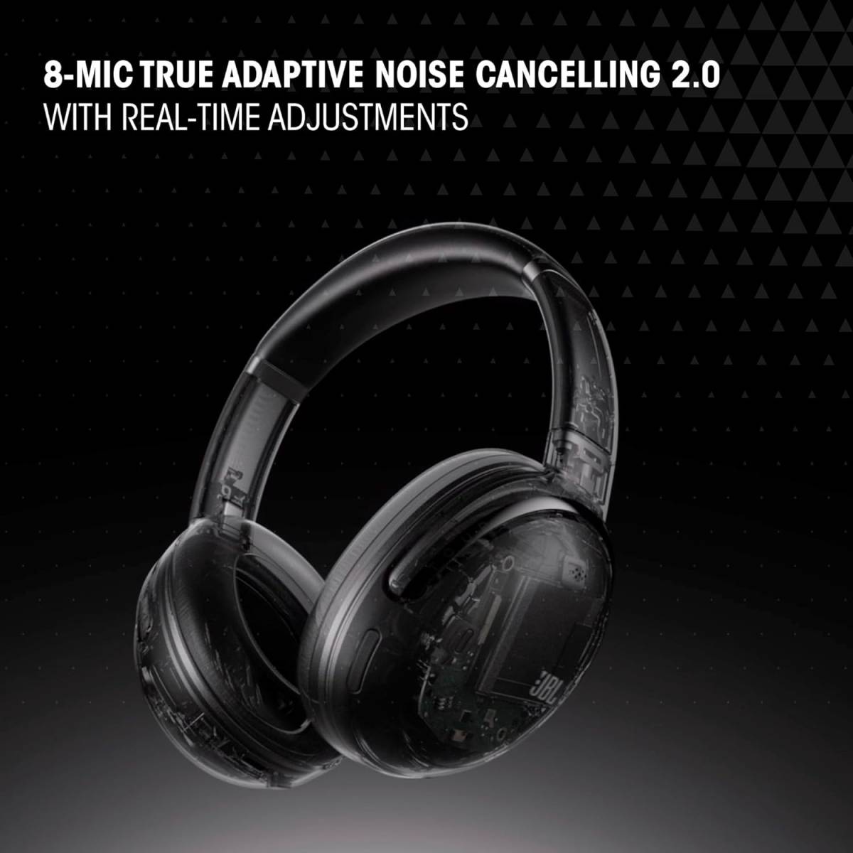 JBL Tour One M3 Smart Tx - Wireless Over-Ear Noise Cancelling Headphones with Smart Transmitter, Hi-Res Audio (3.5mm or USB-C), Spatial 360 Sound with Head Tracking & 70Hrs of Playback (Blue)