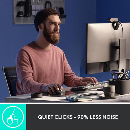 Logitech MX Master 3S Bluetooth Edition – Wireless Performance Mouse, MagSpeed Scroll (1,000 Lines/sec), 8K DPI Any‑Surface Tracking, Quiet Clicks, 70‑Day Battery, Ergonomic Design, Black