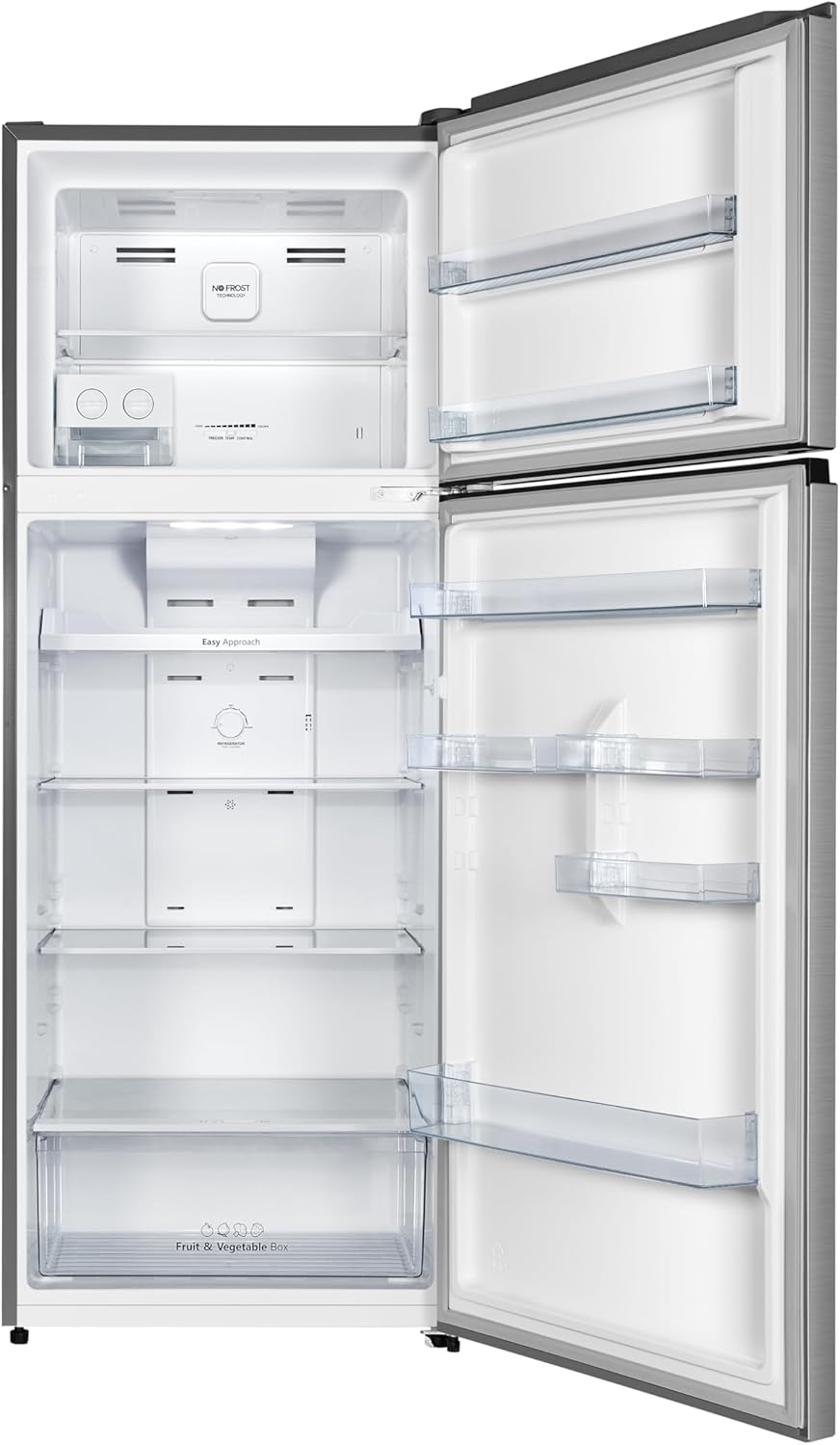Hisense RT599N4ASU1, 599 Litres Top Mount Refrigerator with Inverter Compressor, 375 Litres Net Capacity, No Frost Technology, Twist Ice Maker, 1 Year Full & 10 Years Compressor Warranty