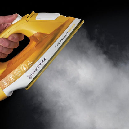 Russell Hobbs Steam Iron Light and Easy Brights Mango 2400W (24800)