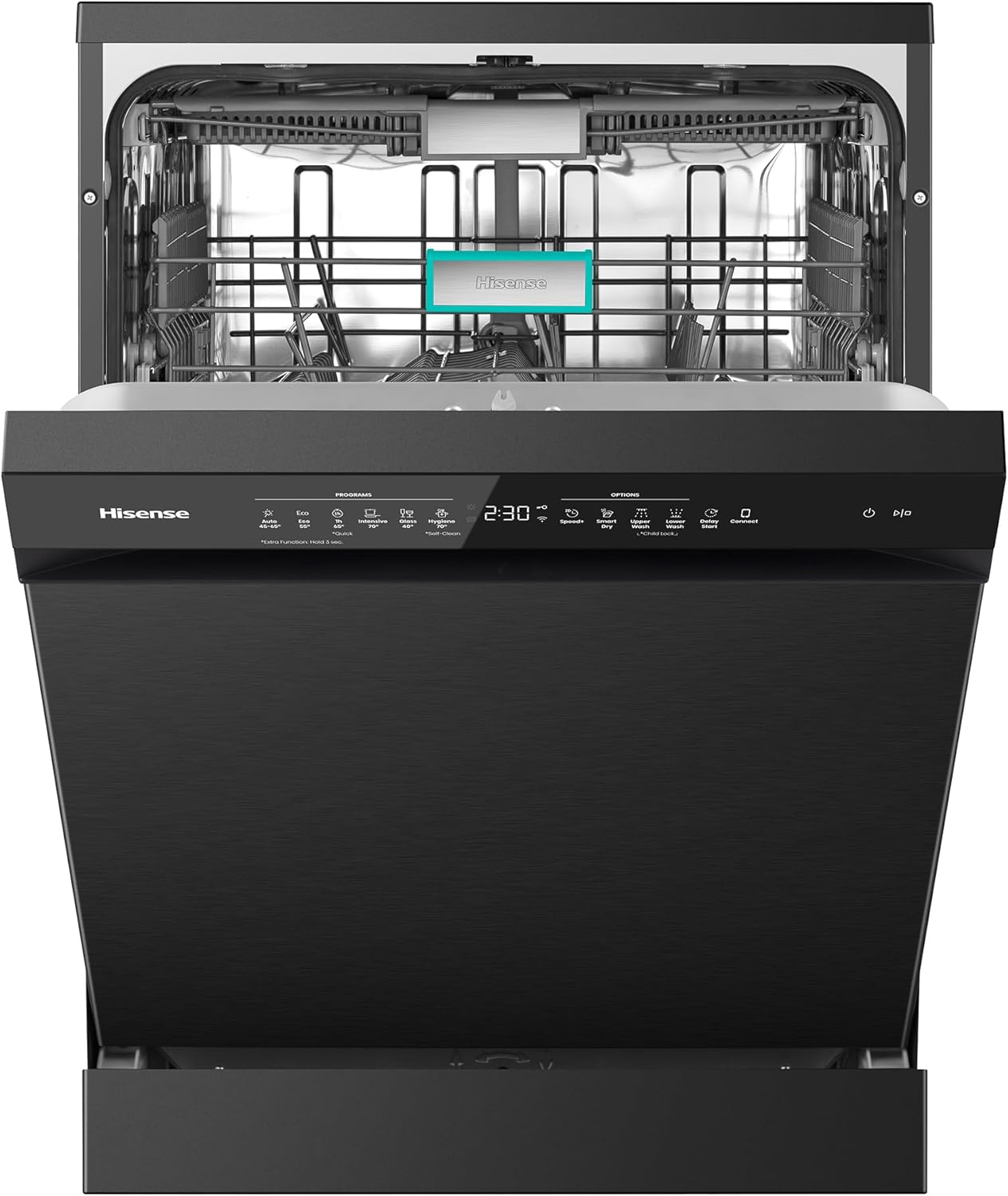 Hisense Dishwasher 16 Place Settings WIFI Connectivity Smart Dry Three Level Wash Start Delay Child Lock Inverter Technology HS673C90BME