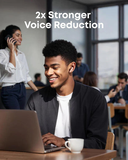 Anker soundcore Liberty 5 by Anker, Noise-Cancelling Wireless Earbuds, 2x Stronger Voice Reduction, Real-Time Adaptive Noise Cancellation, Fast Charging, Dolby Audio, 6-Mic AI Clear Calls, Long Battery Life