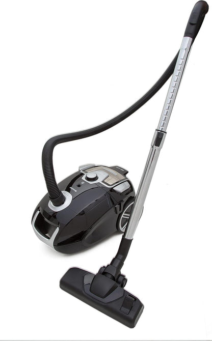 Sharp 2200W Bagged Vacuum Cleaner With ExhaUSt Hepa Filter, Black, Ec-Bg2205A-Bz