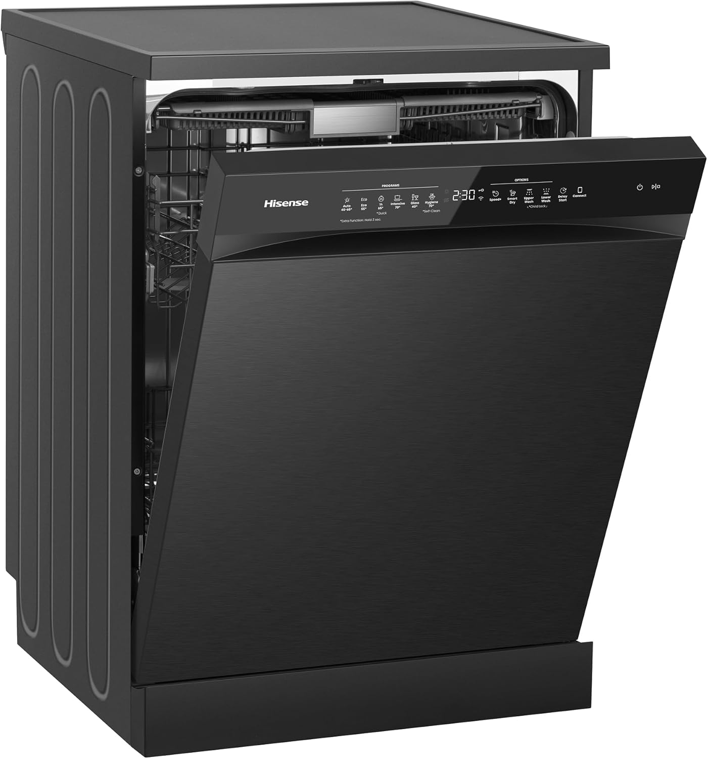Hisense Dishwasher 16 Place Settings WIFI Connectivity Smart Dry Three Level Wash Start Delay Child Lock Inverter Technology HS673C90BME