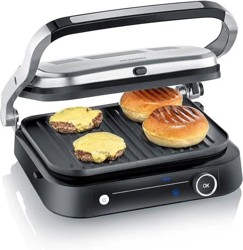 Severin Grill with 7 Automatic Programs, 1800 Watts, Black/Silver