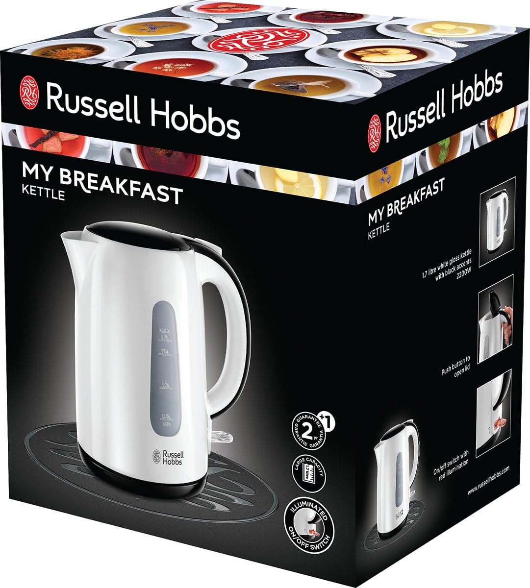 Russell Hobbs Electric Kettle 1.7L 2400W (25070)