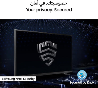 Samsung 75 Inch Crystal UHD TV, U8000F, 4K, Crystal Processor 4K, MetalStream Design, Samsung Knox Security, Endless Free Content, Smart TV, UA75U8000FUXZN (2025 - UAE Version)