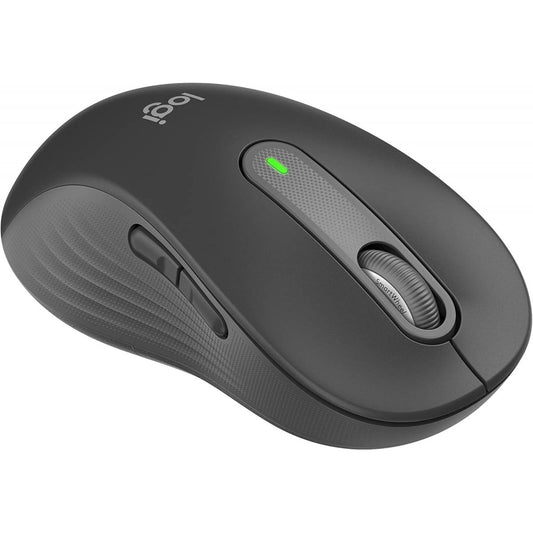 Logitech Left Handed Wireless Mouse Signature M650 L Full Size - 2 Year Battery, Silent Clicks, Customizable Buttons, Bluetooth, PC/Mac/Chromebook - Graphite, Large
