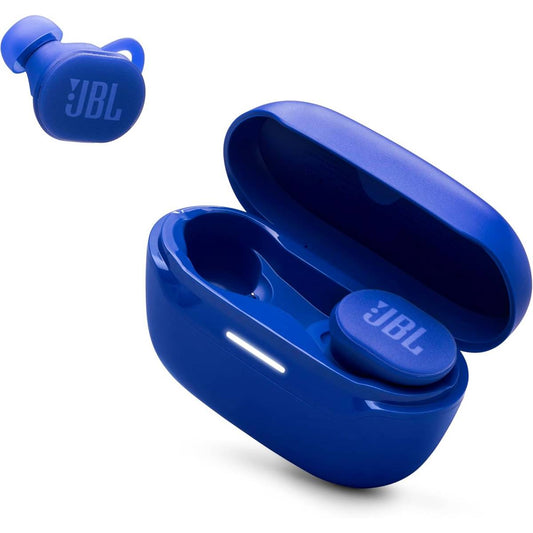 JBL Endurance Race 2 - Waterproof (IP68) Sports True Wireless Earbuds with 4 mics for Crisp, Clear Calls, JBL Pure Bass Sound, 48Hrs of Playback, Plus Speed Charging & Active Noise Cancelling (Blue)