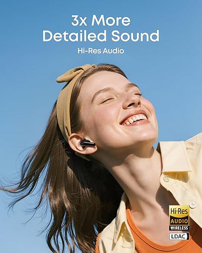 Anker Soundcore P31i, Real-Time Adaptive Noise Cancelling, Hi-Res Sound, Translation Earbuds, 50H Playtime, Wireless Earbuds, Bluetooth Earphones, Spatial Audio, Fast Charging
