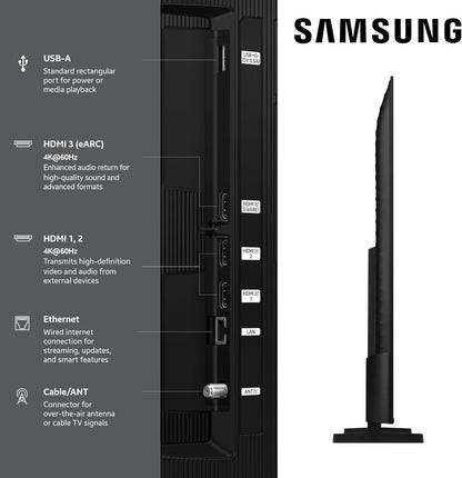 Samsung 98-Inch Class QLED Q7F Series Samsung Vision AI Smart TV (2025 Model, 98Q7F) Quantum HDR, Object Tracking Sound Lite, Q4 AI Gen1 Processor, 4K upscaling, Gaming Hub w/Alexa Built-in