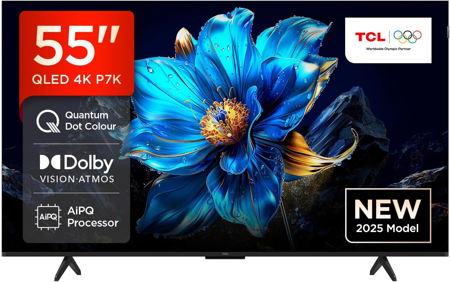 TCL  55" QLED 4K Ultra HD HDR Google TV (55P7K)
