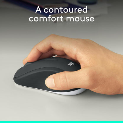 Logitech MK540 Advanced Wireless Keyboard and Mouse Combo for Windows, 2.4 GHz Unifying USB-Receiver, Multimedia Hotkeys