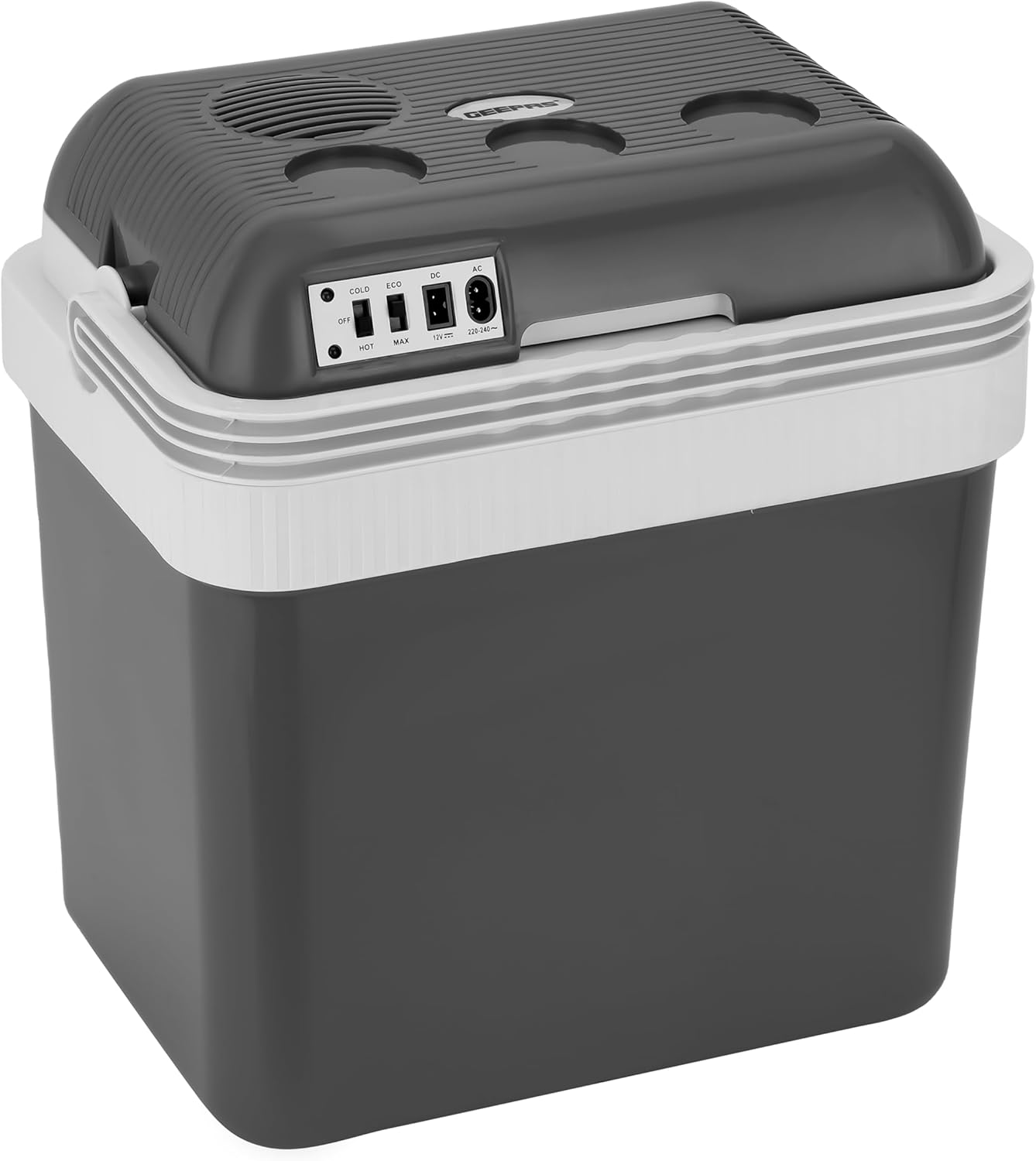 Geepas 24L Hot and Cold Car Fridge – Portable AC/DC Mini Refrigerator for Home, Office & Outdoor Use