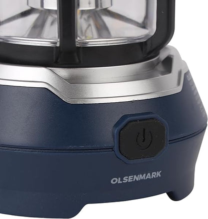Olsenmark LED Emergency Lantern with Solar – OME2824, Energy Efficient, Super Bright, 7 Hours Runtime, Portable, Compact