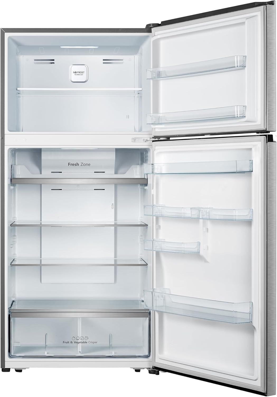 Hisense RT649N4ASU1, 649 Litres Top Mount Refrigerator with Inverter Compressor, 508 Litres Net Capacity, No Frost Technology, Multi Air Flow, 1 Year Full & 10 Years Compressor Manufacturer Warranty