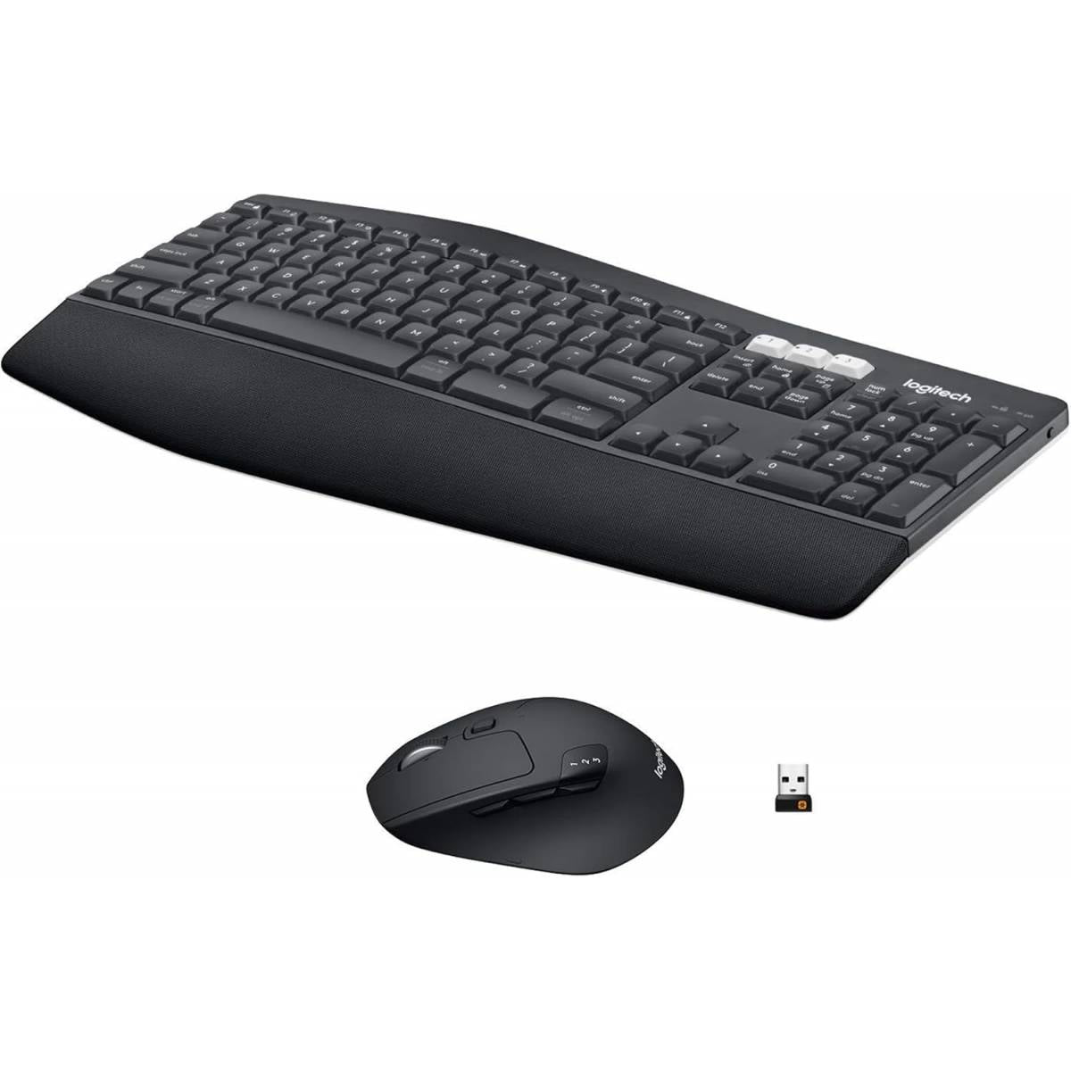 Logitech MK850 Performance Wireless Keyboard and Mouse Combo, Multi-Device, Multi-OS, Seamless Switching, Powerful Multitasking
