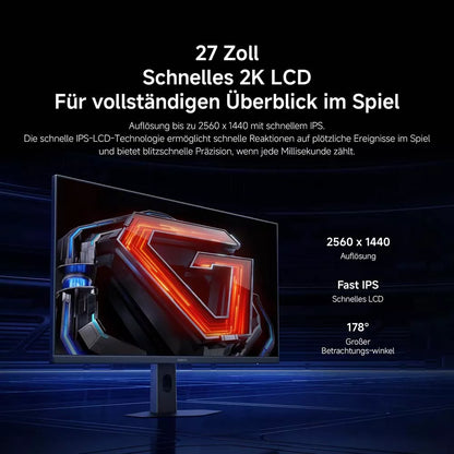 Xiaomi Mi G27Qi Gaming Monitor with QHD Resolutions, 200Hz Refresh Rate, 1ms Response time, IPS Panel ELA6556EU