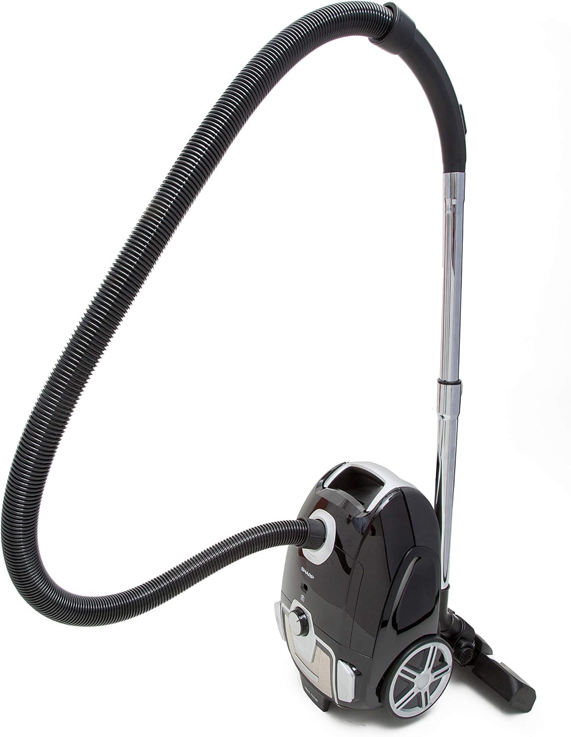 Sharp 2200W Bagged Vacuum Cleaner With ExhaUSt Hepa Filter, Black, Ec-Bg2205A-Bz