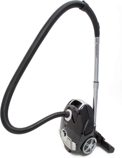 Sharp 2200W Bagged Vacuum Cleaner With ExhaUSt Hepa Filter, Black, Ec-Bg2205A-Bz