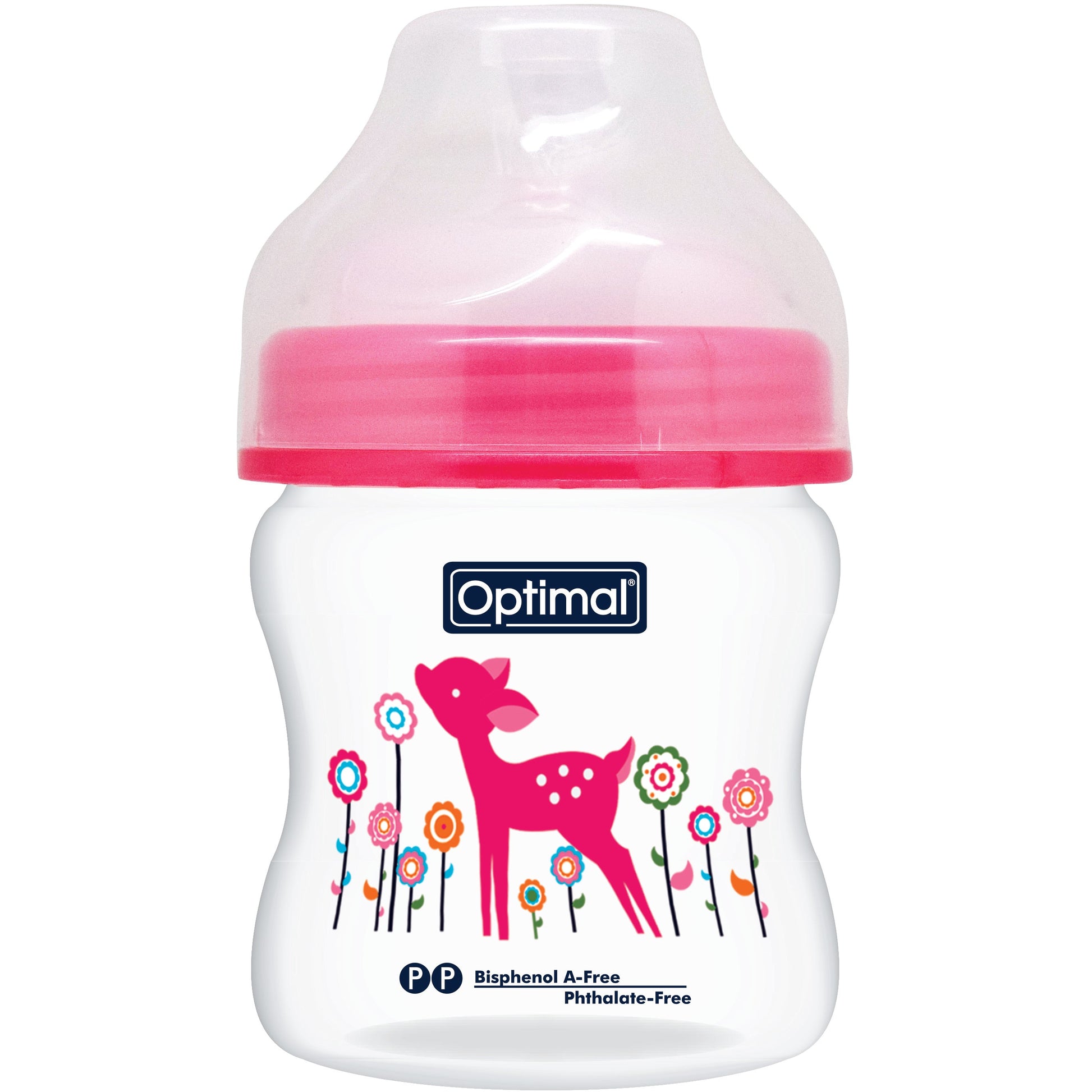 OPTIMAL P.P Extra Wide Neck Feeding Bottle 150 ml
