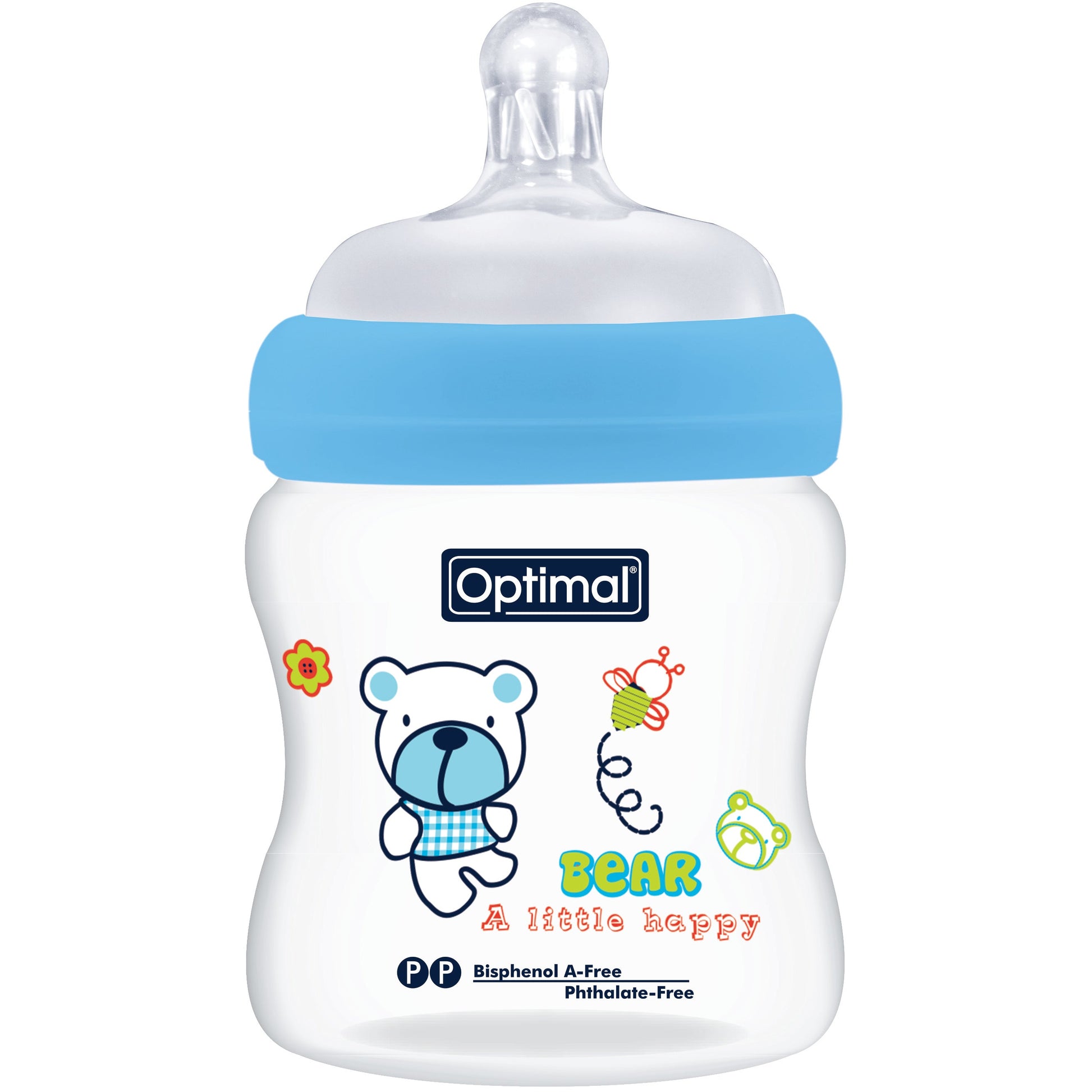 OPTIMAL P.P Extra Wide Neck Feeding Bottle 150 ml