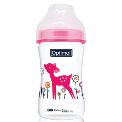 Optimal Extra Wide Neck Feeding Bottle 240 Ml