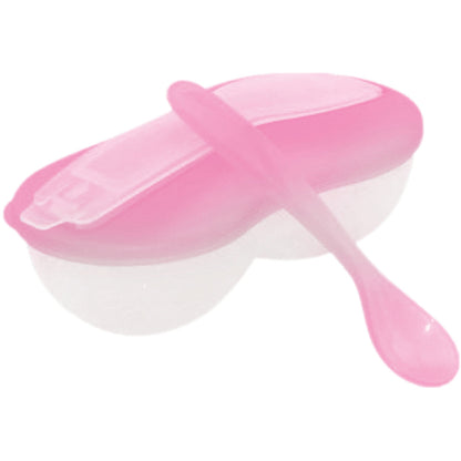 OPTIMAL Grinding Feeding Bowl Tip Spoon - Blue , Pink