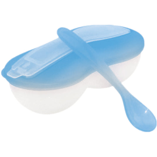 OPTIMAL Grinding Feeding Bowl Tip Spoon - Blue , Pink