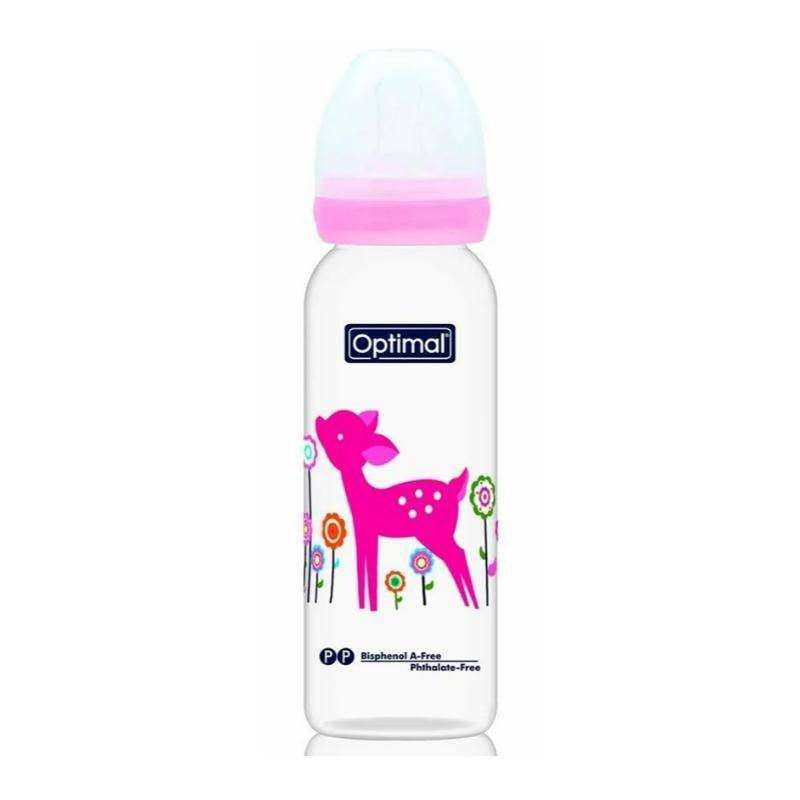 Optimal P.P. Orthodontic Feeding Bottle 240 Ml