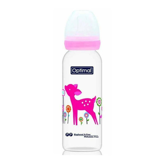 Optimal P.P. Orthodontic Feeding Bottle 240 Ml