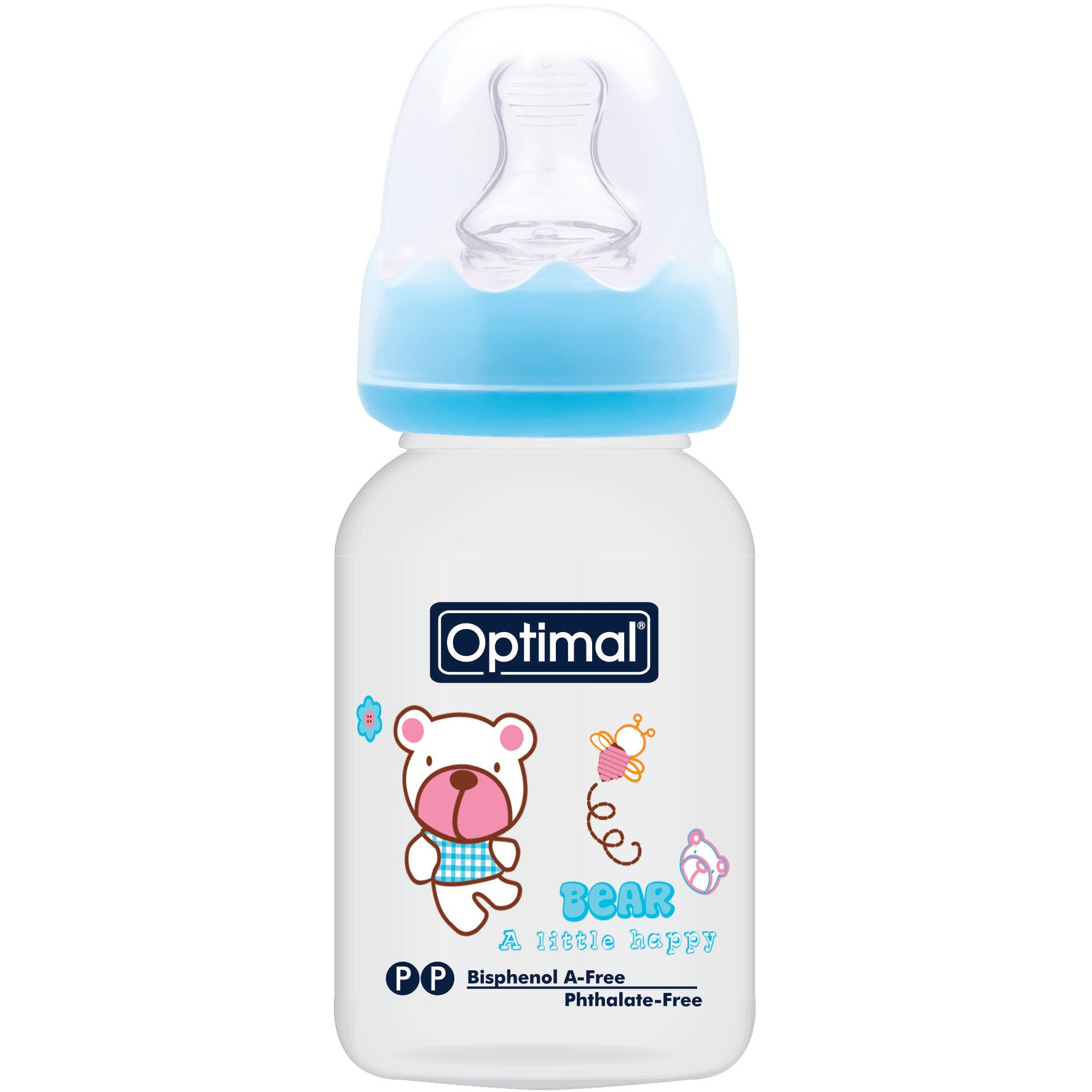 OPTIMAL Slim Waist Bottle 140ml Orthodontic