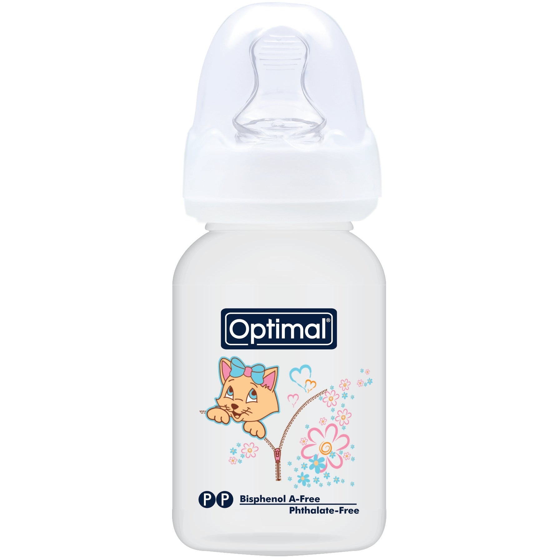 OPTIMAL Slim Waist Bottle 140ml Orthodontic