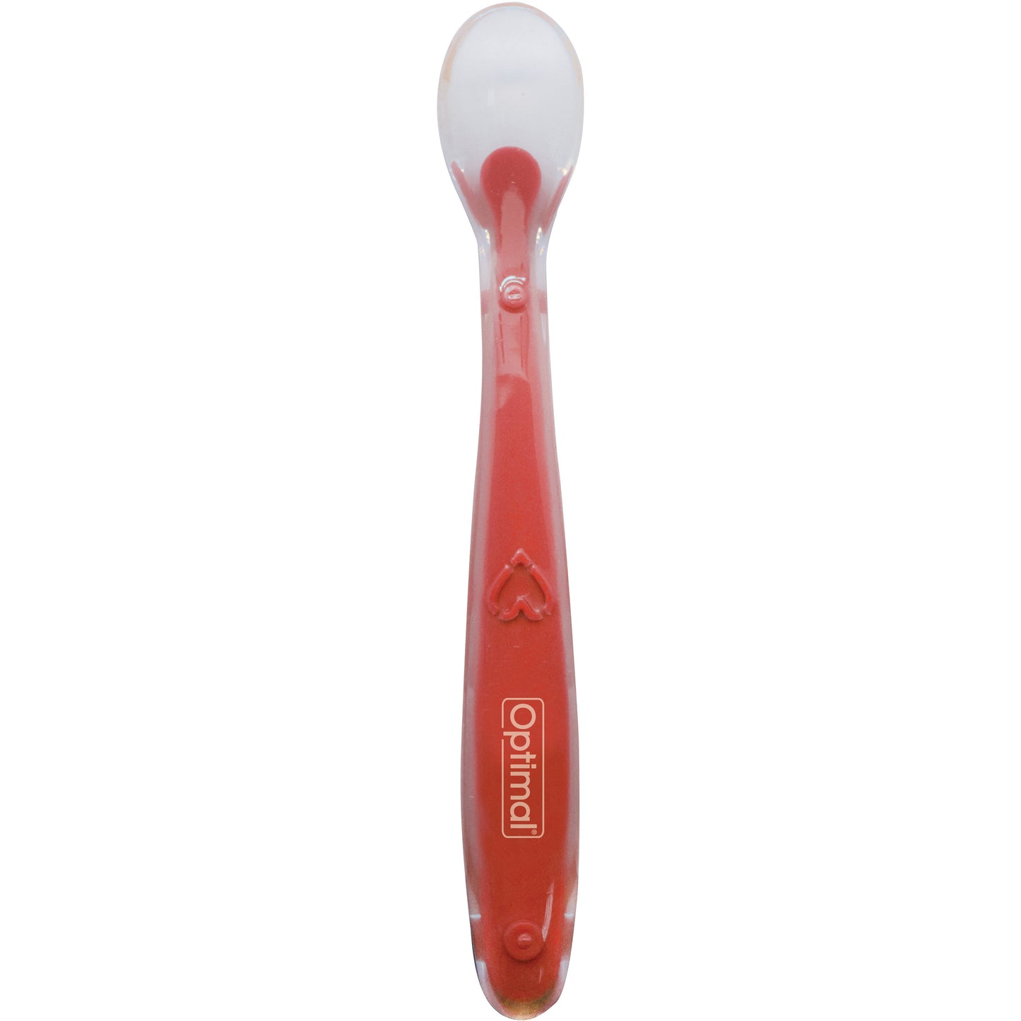 OPTIMAL Baby Silicone Spoon - Green , Red