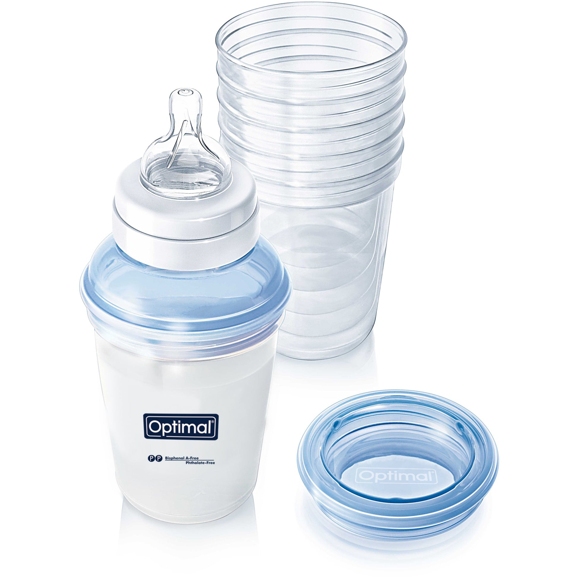 OPTIMAL Wide Neck Food & Milk Storage Cups
