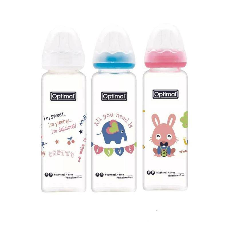 Optimal Glass Feeding Bottle 240 Ml