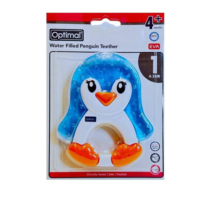 Optimal Water Filled Teether Penguin Shape