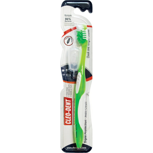 OPTIMAL Cleo-Dent Medium Tooth Brush