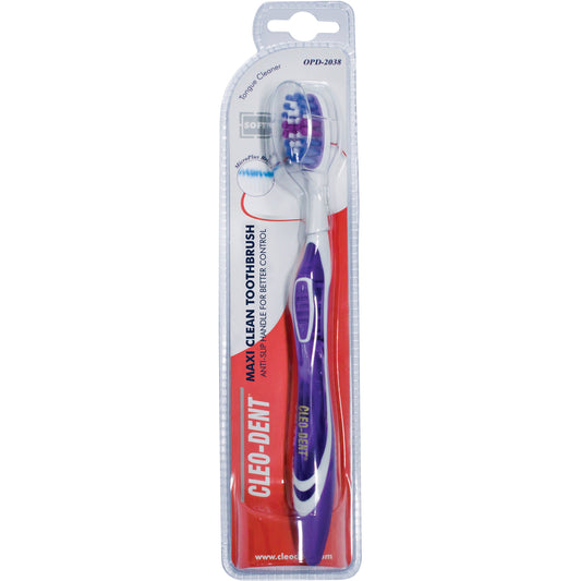 OPTIMAL Cleo-Dent Maxi Clean Medium Tooth Brush