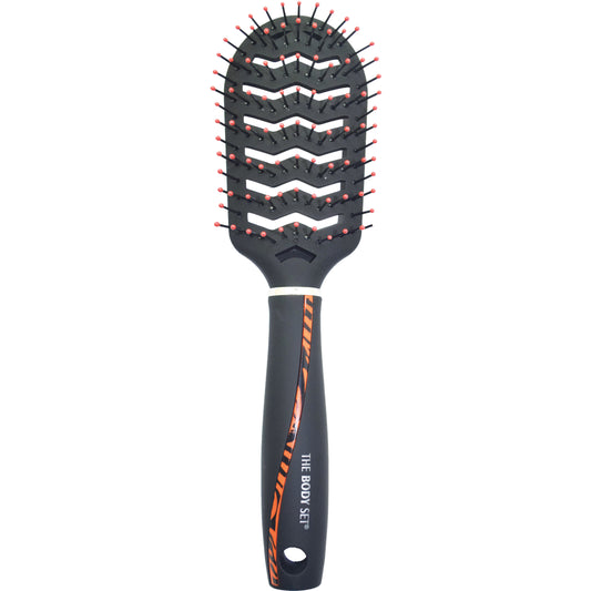 OPTIMAL Hair Brush with Rubber Coating