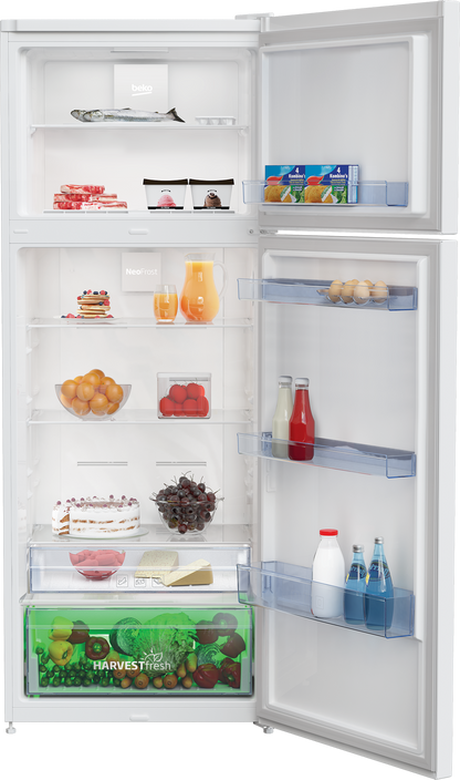 Beko Top Mount Refrigerator 408 L  A+ (RDNE510M20W)
