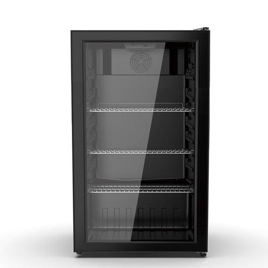 National Electric 90L Black Glass Door Bottle Cooler(BC129)